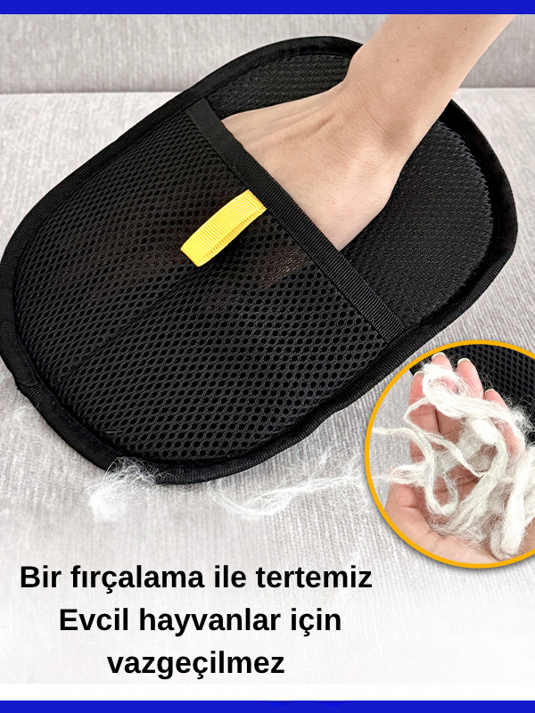 Yeni Nesil Kedi Tüy Toplayıcı Eldiven